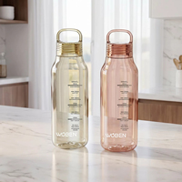 Nouvelle Bouteille d'Eau Sportive Réutilisable 2026 en Matériau Sans BPA, Anti-Fuite, pour Boire Directement, Idéale pour les Voyages en Plein Air et le Camping