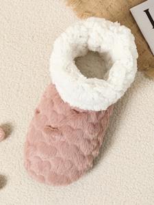 Adult Kids Love Hear Wedding Bride Winter Shoes Warm Plush Fleece <strong>Sherpa</strong> Indoor Home Slipper Socks Indoor Women's <strong>Boots</strong> - Product Image 6