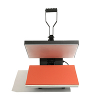 Mesin cetak kaus 38x38CM tekanan tinggi pencetak sublimasi mesin tekanan panas mesin pres panas dengan Printer