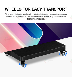 Foldable P1.53 P1.86 P2.5 Indoor Video Wall LED Screen <strong>Display</strong> Foldable LED Poster <strong>Display</strong> Foldable LED Banners Video Wall <strong>Board</strong> - Product Image 5