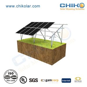 Chiko วงเล็บโซลาร์เซลล์ที่ติดตั้งบนพื้นปรับแต่งได้ระบบ AL6005-T5/SUS304 - Product Image 2