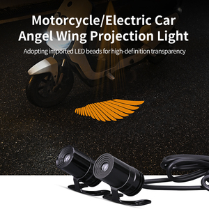 Proiettore per Moto <span class=keywords><strong>con</strong></span> <span class=keywords><strong>Ali</strong></span> d'<span class=keywords><strong>Angelo</strong></span>, Impermeabile IP67, Luce di Proiezione per Moto, Bici, Auto, SUV, Modifica Popolare - Product Image 6