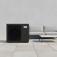 Système de pompe à chaleur air-eau DC R290 à haut rendement énergétique, 6 kW, chauffage/refroidissement/eau chaude sanitaire, double rotation, COP, directement de l'usine