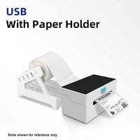 POS 4 pouces USB sans fil imprimante d'étiquettes thermiques 4x6 feuille de route autocollant reçu et imprimante d'étiquettes d'expédition de codes à barres