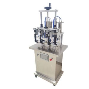 Machine de remplissage de parfum sous vide, machine de production d'huiles essentielles, machine de remplissage de parfum 4 têtes semi-automatique - Product Image 3