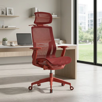 Chaise de bureau ergonomique moderne et minimaliste Henglin Cloud Nebula en plastique, pivotante, avec accoudoirs réglables et support lombaire
