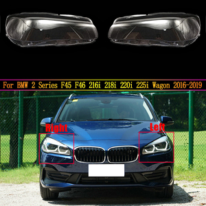 Lente de faro para <span class=keywords><strong>BMW</strong></span> 2 Series F45 F46 216i <span class=keywords><strong>218i</strong></span> 220i 225i Wagon <span class=keywords><strong>2016</strong></span> ~ 2019 cubierta de faro reemplazo de coche carcasa automática transparente - Product Image 6