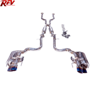 Système d'échappement Catback haute performance en acier inoxydable 304 poli miroir, épaisseur 1,5 mm, pour Lexus GSF et IS500 5.0L