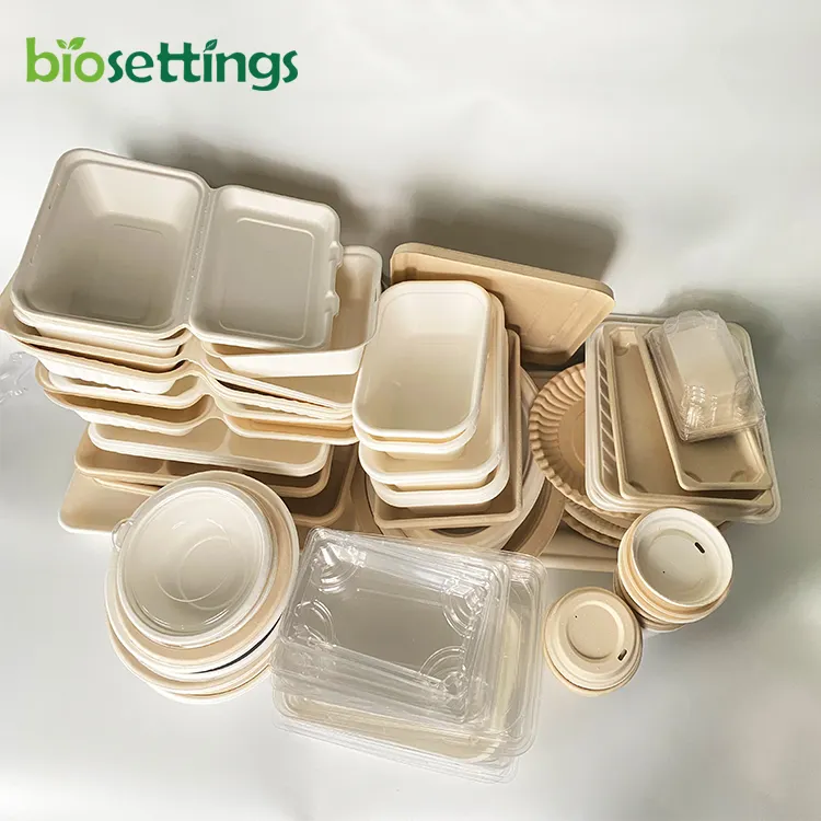 BPI Экологичная биоразлагаемая натуральная Экологически чистая детская одноразовая посуда, Детская полностью биоразлагаемая Экологически чистая посуда