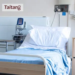 Taitang Bedding Set Hospital Linen Bed Sheets Custom Size Satin Cheap Hospital Bed Sheets White