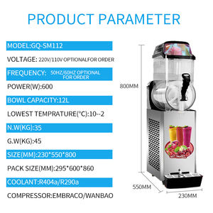 เครื่องทำสมูทตี้แบบขายดี ประหยัดพลังงาน ดีไซน์กะทัดรัด ใช้งานง่าย สไตล์ไทย เหมาะสำหรับงานปาร์ตี้ - Product Image 2