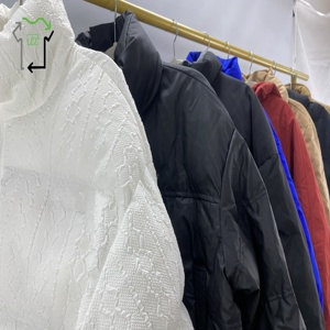 Casaco de Inverno de Alta Qualidade em Segunda Mão Atacado Moda Roupas Usadas Acolchoadas de Algodão - Product Image 3