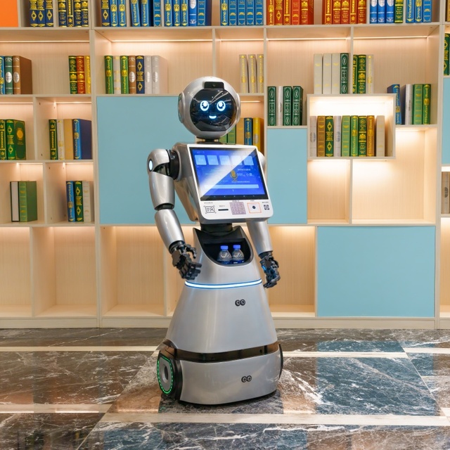 Ouruoxi Artificial Intelligence Humanoid Robot Commercial Hotel Welcome Reception Greeting Guide Service Robot Android