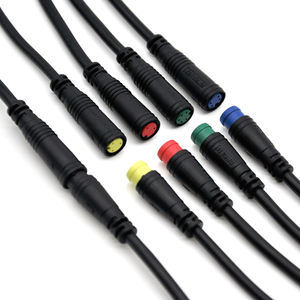 M8 M7 M6小型聚氯乙烯<span class=keywords><strong>2</strong></span> 3 4 5 6针IP65 IP66迷你公母防水电缆连接器插头 - Product Image 2