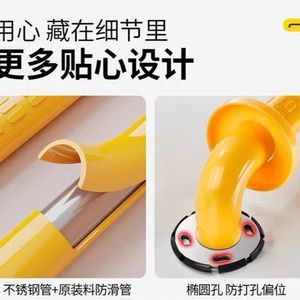 Barres d'appui droites antidérapantes pour salle de bain, toilettes, douche, soutien de sécurité pour personnes âgées - Product Image 5