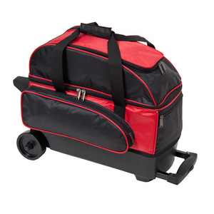 Hot <strong>Sale</strong> Double 2 Ball Double Roller <strong>Bowling</strong> <strong>Bag</strong> Separate Shoe Compartment Large Capacity Accessory - Product Image 1