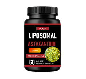 Liposomal <span class=keywords><strong>Astaxanthin</strong></span>サプリメント24 Mg最大吸収性ビタミンCよりも効果的大人用OEM工場供給 - Product Image 1
