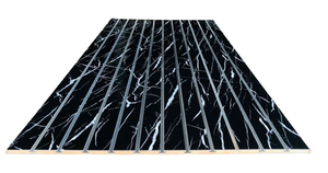 Cao Glossy UV chà nhám E1 <span class=keywords><strong>MDF</strong></span> gỗ slatwall với nhôm <span class=keywords><strong>MDF</strong></span> bảng cho đồ nội thất nhà - Product Image 5