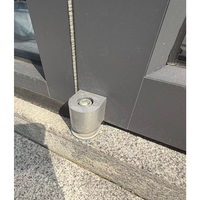 Porte de magasin en aluminium à double vitrage isolant, écoénergétique, certifiée CE