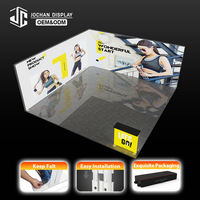 Boîte à lumière LED SEG personnalisée, mur d'arrière-plan portable, affichage publicitaire modulaire éclairé pour les salons professionnels et les expositions de détail