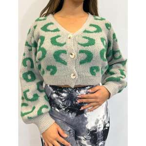 Ensemble de pulls 2 pièces à imprimé léopard pour femme - Product Image 1