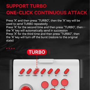 Nouvelle manette de jeu sans fil BT, <span class=keywords><strong>joystick</strong></span> de combat d'arcade, <span class=keywords><strong>Street</strong></span> <span class=keywords><strong>Fighter</strong></span> pour ordinateur, PC, Android, IOS, téléphone mobile, Switch, TV, P4 - Product Image 5