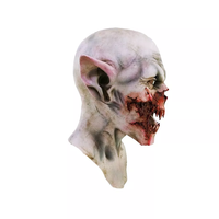Masques de fête pour adultes Kurten, masque intégral en latex, zombie, vampire, effrayant, costume d'horreur d'Halloween avec fantôme, carnaval