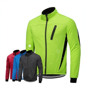 Chaqueta de Ciclismo de Invierno Impermeable, Térmica y Reflectante, con Logotipo Personalizado, Talla Grande, para Hombre - Product Image 3