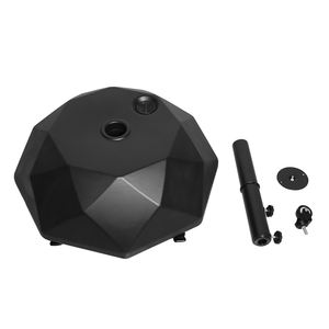 Precio bajo, plástico negro para exteriores, HDPE, inyectar agua y arena, <span class=keywords><strong>Base</strong></span> de sombrilla de diamante de 22L, Bases de sombrilla para jardín, Patio, sol, Playa - Product Image 2