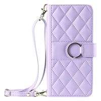 Dompet Kulit PU Magnetik Ultra Mewah Model Selempang untuk Samsung A35 S25 Dilengkapi Pegangan Ponsel Aksesoris Penutup Handphone