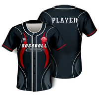 Vestes de baseball personnalisables tailles adultes et enfants Impression par sublimation thermique, séchage rapide respirant, personnalisation