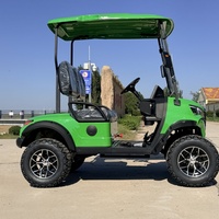 Carrito de Golf Eléctrico de 2 Plazas con Puerta Trasera Abatible para Camioneta, Versión Pickup
