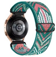 Bracelet de montre en nylon élastique, bracelet universel 18/20/22 mm pour Samsung Watch 7/6, Garmin, Huawei GT2/GT3