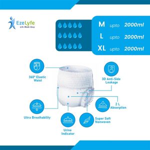 Couches-culottes jetables pour adultes, économiques, avec barrières anti-fuites, super absorbantes, échantillon gratuit, douces, pour personnes âgées, unisexe - Product Image 6