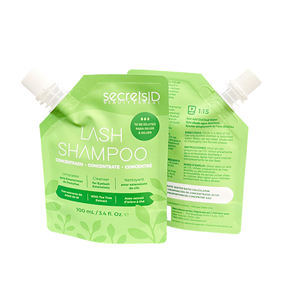 Pochette à bec verseur personnalisée réutilisable de qualité alimentaire, sac en plastique pour liquides, pochette à bec verseur cosmétique pour shampoing et crème - Product Image 1