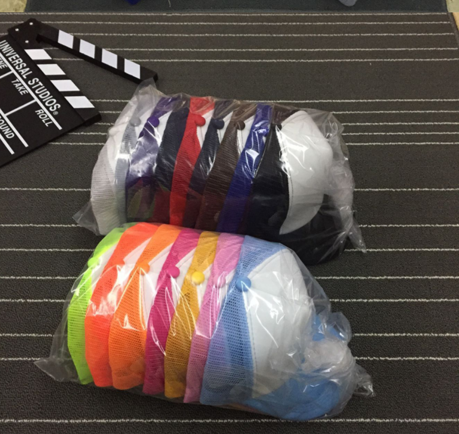 Оптовая продажа, белые заготовки, сублимационная мягкая полиэфирная хип-хоп сетчатая шляпа-тракер, регулируемая для сублимационной печати