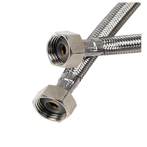 For Metal 2 Inch Connector Supply Flexible Water Hose Stainless <strong>Steel</strong> Natural Plumbing Hoses <strong>Pipe</strong> Corrug Braided Hose Faucet - Product Image 3