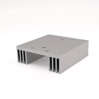 Dissipateur thermique à ailettes rondes en aluminium anodisé noir à faible consommation, vente en gros, pour LED COB 10W-50W, dissipateur thermique en aluminium forgé à froid