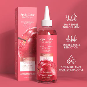 Sérum pour cuir chevelu au vinaigre <span class=keywords><strong>de</strong></span> <span class=keywords><strong>cidre</strong></span> <span class=keywords><strong>de</strong></span> pomme biologique OEM ODM gingembre à base <span class=keywords><strong>de</strong></span> plantes menthe poivrée riz <span class=keywords><strong>eau</strong></span> détoxifie les équilibres hydrater les démangeaisons du cuir chevelu - Product Image 3