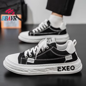 Zapatos de Lona para Hombre M7771, Transpirables, Casuales, de Caña Baja, Planos, Modernos, Versátiles, Deportivos, para Estudiantes - Product Image 3