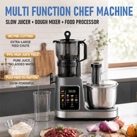 Robot culinaire électrique multifonction 10-en-1 avec hachoir à viande, mixeur de table, pétrin et centrifugeuse, capacité 5L