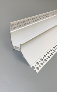 6000 série aluminium LED moulures moderne mur lavage plafond coin anodisé lumière linéaire panneau de plâtre pour Villa flexion - Product Image 5