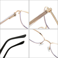Monture de lunettes anti-lumière bleue 2025 – Charnière à ressort tendance pour femme – Style de luxe quotidien