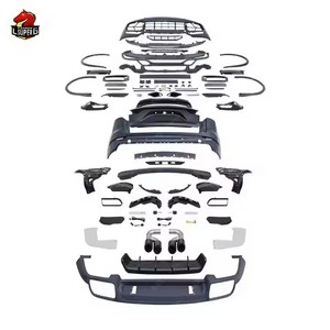 Bon <span class=keywords><strong>prix</strong></span> pour <span class=keywords><strong>Porsche</strong></span> <span class=keywords><strong>Cayenne</strong></span> ancienne mise à niveau vers le nouveau style 9Y0 pare-chocs avant arrière calandre phare feu arrière garde-boue échappement bodykit - Product Image 3