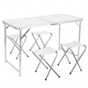 Ensemble de table et de chaises pliantes portables pour le camping, pliables et compactables - Product Image 1