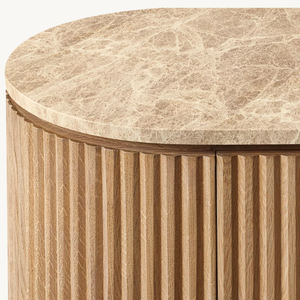 ריהוט יוקרתי ארון מקורה 4 דלת כניסה ארון עץ מלא עם אחסון לסלון מטבח חדר משק בית מלון - Product Image 3