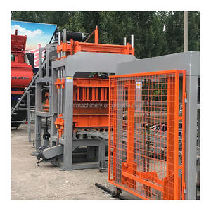 Máquina Hidráulica para Fabricar Bloques de Enclavamiento QT5-15 con PLC y Motor para Línea de Producción de Bloques de Cemento, Adoquines y Ladrillos de Hormigón - Product Image 5