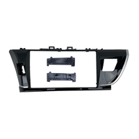 Kit de façade GPS AIJALV pour tableau de bord de voiture, cadre d'autoradio Android 10 pouces pour Toyota Corolla Axio 2014-2016 avec câble