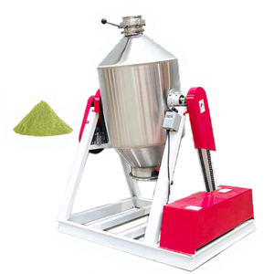 Mezclador de Doble Cono Automático de Acero Inoxidable con Motor, Capacidad de 50L, para Mezclar Plásticos y Proteínas en Polvo, Precio de Fábrica - Product Image 1