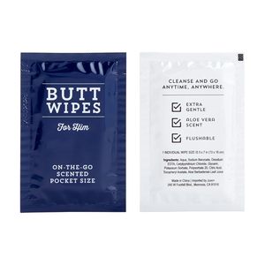 Dùng Một Lần Gói Duy Nhất Mô Flushable Ướt Lau Cho Chăm Sóc Da Tùy Chỉnh Ướt Nhà Vệ Sinh Giấy Phân Hủy Sinh Học Mông Khăn Lau - Product Image 4